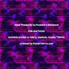 Load image into Gallery viewer, Pineapples with Options from Rosemary Stevenson - 2-5 day turnaround - Order by 1/2 yard; Description of bases below
