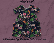Load image into Gallery viewer, Koi by Nina - Rainier Fabrics Exclusive!!! - 3-5 day TAT - Order by 1/2 yard; Blankets and towels available too