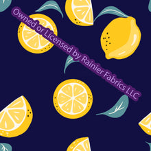 Load image into Gallery viewer, Lemons with options from Nina - Order by half yard - See below for instructions on ordering and base fabrics