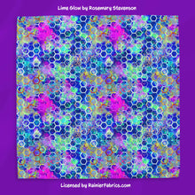Load image into Gallery viewer, Lime Glow by Rosemary Stevenson - 2-5 day turnaround - Order by 1/2 yard; Description of bases below