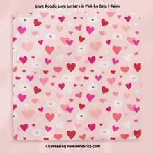 Load image into Gallery viewer, Love Doodle Collection 1 from Cate and Rainn - TAT 2-5 Days (Turn around time) - Order by 1/2 yard; Description of bases below