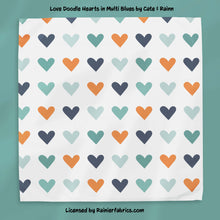 Load image into Gallery viewer, Love Doodle Collection 1 from Cate and Rainn - TAT 2-5 Days (Turn around time) - Order by 1/2 yard; Description of bases below