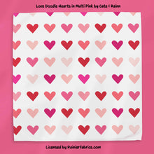 Load image into Gallery viewer, Love Doodle Collection 1 from Cate and Rainn - TAT 2-5 Days (Turn around time) - Order by 1/2 yard; Description of bases below
