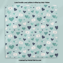 Load image into Gallery viewer, Love Doodle Collection 1 from Cate and Rainn - TAT 2-5 Days (Turn around time) - Order by 1/2 yard; Description of bases below