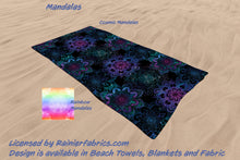 Load image into Gallery viewer, Beach Towels - soft and minky, great finish, 100% cotton backing