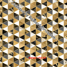 Load image into Gallery viewer, Marble and Foils  - Order by half yard - See below for instructions on ordering and base fabrics