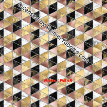 Load image into Gallery viewer, Marble and Foils  - Order by half yard - See below for instructions on ordering and base fabrics