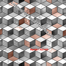 Load image into Gallery viewer, Marble and Foils  - Order by half yard - See below for instructions on ordering and base fabrics