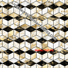 Load image into Gallery viewer, Marble and Foils  - Order by half yard - See below for instructions on ordering and base fabrics