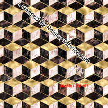 Load image into Gallery viewer, Marble and Foils  - Order by half yard - See below for instructions on ordering and base fabrics