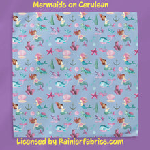 Load image into Gallery viewer, Mermaids Under the Sea with Background Options - 2-5 day turnaround - Order by 1/2 yard; Description of bases below