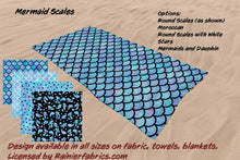 Load image into Gallery viewer, Mermaid Scales - Order by 1/2 yard; Description of bases below