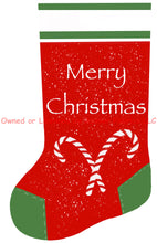 Load image into Gallery viewer, Stockings by Nina - Ready to Sew with ribbon to hang