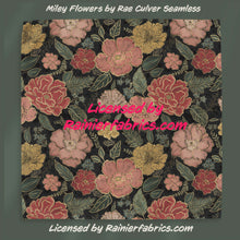 Load image into Gallery viewer, Miley Flowers with Options by Rae Culver Seamless - 2-5 business days to ship - Order by 1/2 yard
