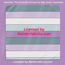Load image into Gallery viewer, Monoline Floral and Stripes by Rae Culver Seamless - 2-5 business days to ship - Order by 1/2 yard