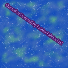 Load image into Gallery viewer, Aurora Moose Collection in Blue with options and panel - by Nina with options - Order by half yard - See below for instructions on ordering and base fabrics