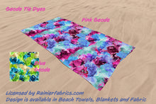 Load image into Gallery viewer, Beach Towels - soft and minky, great finish, 100% cotton backing