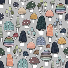 Load image into Gallery viewer, Mushroom Collection (and stripes) from Popologie - Order by half yard -instructions below on base fabrics