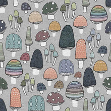 Load image into Gallery viewer, Mushroom Collection (and stripes) from Popologie - Order by half yard -instructions below on base fabrics