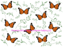 Load image into Gallery viewer, Butterflies with options from Nina with solids - Order by half yard - See below for instructions on ordering and base fabrics