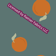 Load image into Gallery viewer, Orange Pumpkin Sage from Popologie with solids - Order by half yard - See below for instructions on ordering and base fabrics