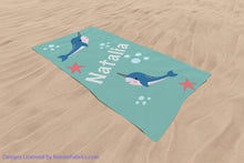 Load image into Gallery viewer, Beach Towels - soft and minky, great finish, 100% cotton backing