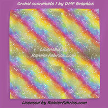 Load image into Gallery viewer, Orchids, coordinates and panels by DMP Graphics - 2-5 business days to ship - Order by 1/2 yard