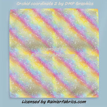 Load image into Gallery viewer, Orchids, coordinates and panels by DMP Graphics - 2-5 business days to ship - Order by 1/2 yard