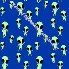 Load image into Gallery viewer, Out of this World Collection in Blue from Nina - 2-5 day turnaround - Order by 1/2 yard; Description of bases below