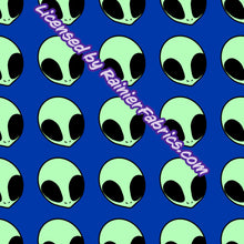 Load image into Gallery viewer, Out of this World Collection in Blue from Nina - 2-5 day turnaround - Order by 1/2 yard; Description of bases below