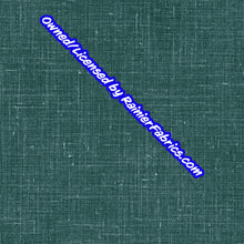 Load image into Gallery viewer, Peacock Stripes on Linen from Rosemary Stevenson - 2-5 day turnaround - Order by 1/2 yard; Description of bases below