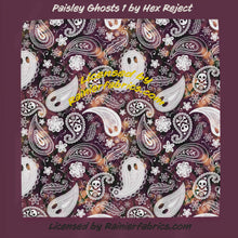 Load image into Gallery viewer, Fun Paisleys with 22 variations! by Hex Reject - TAT 2-5 Days (Turn around time) - Order by 1/2 yard; Description of bases below