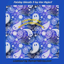 Load image into Gallery viewer, Fun Paisleys with 22 variations! by Hex Reject - TAT 2-5 Days (Turn around time) - Order by 1/2 yard; Description of bases below