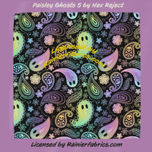 Load image into Gallery viewer, Fun Paisleys with 22 variations! by Hex Reject - TAT 2-5 Days (Turn around time) - Order by 1/2 yard; Description of bases below