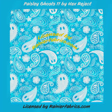 Load image into Gallery viewer, Fun Paisleys with 22 variations! by Hex Reject - TAT 2-5 Days (Turn around time) - Order by 1/2 yard; Description of bases below