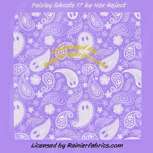 Load image into Gallery viewer, Fun Paisleys with 22 variations! by Hex Reject - TAT 2-5 Days (Turn around time) - Order by 1/2 yard; Description of bases below