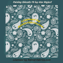 Load image into Gallery viewer, Fun Paisleys with 22 variations! by Hex Reject - TAT 2-5 Days (Turn around time) - Order by 1/2 yard; Description of bases below