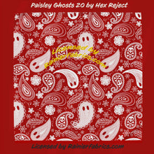 Load image into Gallery viewer, Fun Paisleys with 22 variations! by Hex Reject - TAT 2-5 Days (Turn around time) - Order by 1/2 yard; Description of bases below