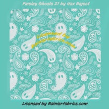 Load image into Gallery viewer, Fun Paisleys with 22 variations! by Hex Reject - TAT 2-5 Days (Turn around time) - Order by 1/2 yard; Description of bases below