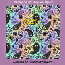 Load image into Gallery viewer, Fun Paisleys with 22 variations! by Hex Reject - TAT 2-5 Days (Turn around time) - Order by 1/2 yard; Description of bases below