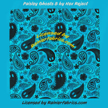 Load image into Gallery viewer, Fun Paisleys with 22 variations! by Hex Reject - TAT 2-5 Days (Turn around time) - Order by 1/2 yard; Description of bases below