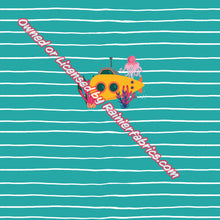 Load image into Gallery viewer, We All Live in a Yellow Submarine - from Samantha Marie - color options, stripes and solids- 2-5 day turnaround - Order by 1/2 yard; Description of bases below