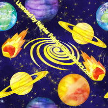 Load image into Gallery viewer, Outer Space and Beyond Watercolor - Order by half yard -instructions below on base fabrics