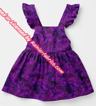 Load image into Gallery viewer, Purple Black Flowers and Ombre from Rosemary Stevenson - 2-5 day turnaround - Order by 1/2 yard; Description of bases below