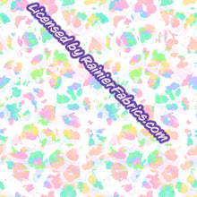 Load image into Gallery viewer, Pink and Green Tie Dye AND Leopard Print Oh My! Rosemary Stevenson - 2-5 day turnaround - Order by 1/2 yard; Description of bases below
