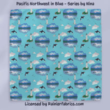 Load image into Gallery viewer, Pacific Northwest Series by Nina - Rainier Fabrics Exclusive!!! - 3-5 day TAT - Order by 1/2 yard; Blankets and towels available too
