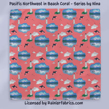Load image into Gallery viewer, Pacific Northwest Series by Nina - Rainier Fabrics Exclusive!!! - 3-5 day TAT - Order by 1/2 yard; Blankets and towels available too