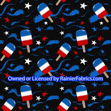 Load image into Gallery viewer, Popsicles RWB by Nina - Order by half yard -instructions below on base fabrics