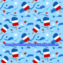 Load image into Gallery viewer, Popsicles RWB by Nina - Order by half yard -instructions below on base fabrics
