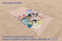 Load image into Gallery viewer, Beach Towels - soft and minky, great finish, 100% cotton backing